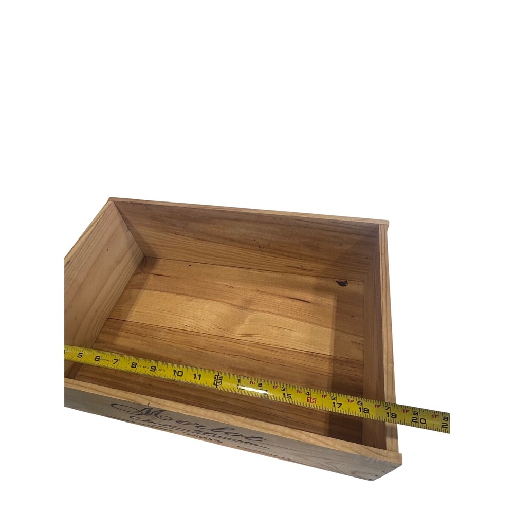 Vintage 2003 Christian Moueix Merlot Bordeaux Wooden Wine Crate France Storage - Picture 9 of 10